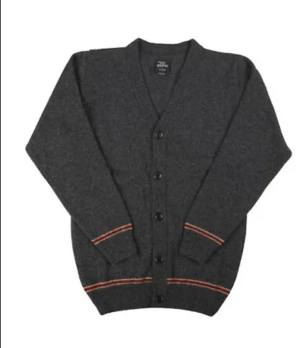 Lochaven of Scotland Medium Grey Wool Harry Potter Gryffindor Cardigan
